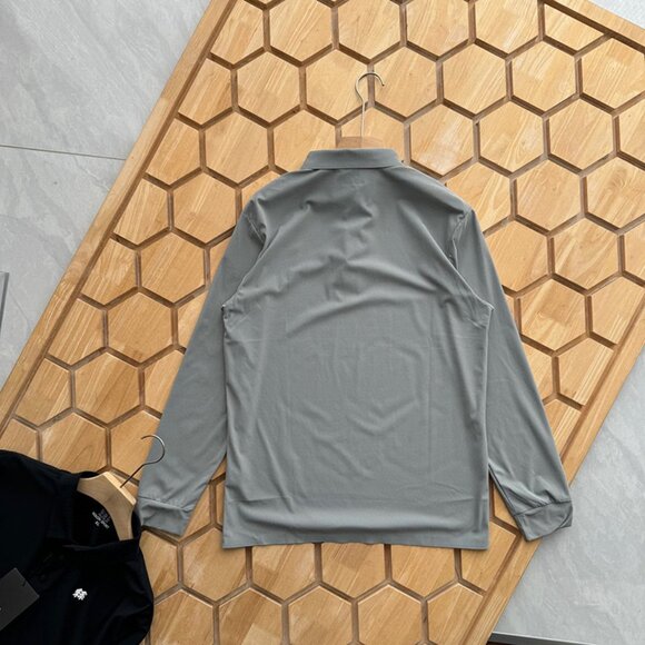 Kolon Sport Grey Quick-Drying Ice Silk POLO Shirt - Picture 2 of 6